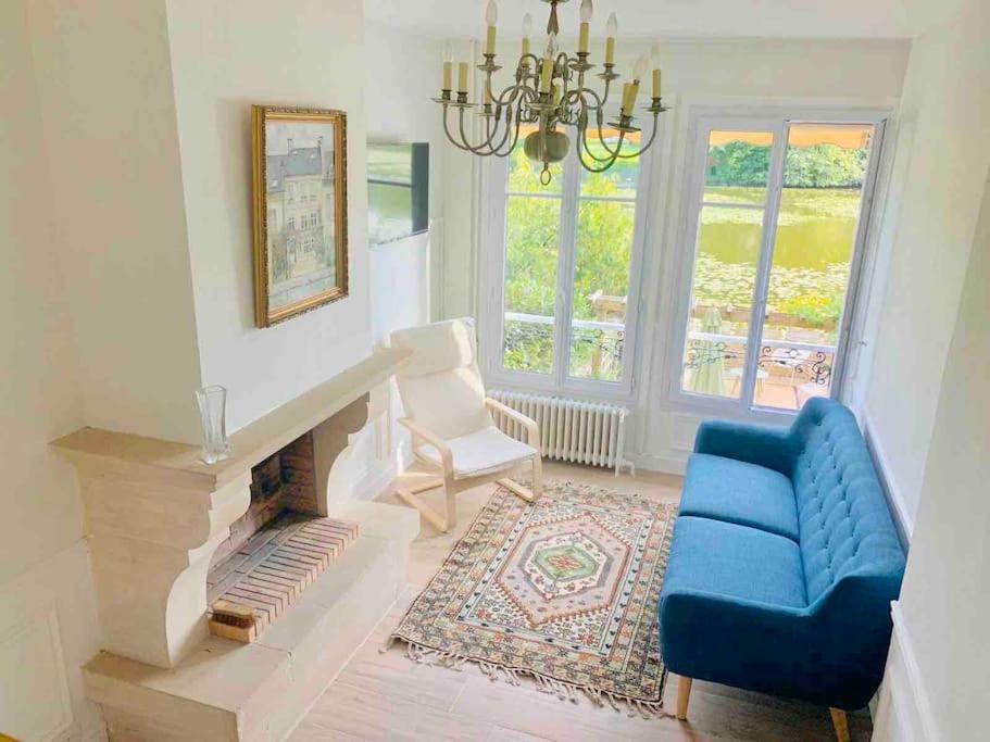 Maison De Charme Avec Vue Sur Chateau Pierrefonds Eksteriør billede